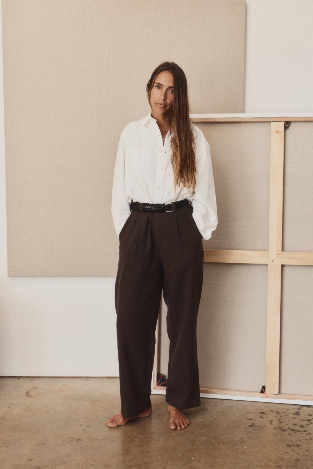 034 Pleated Pants