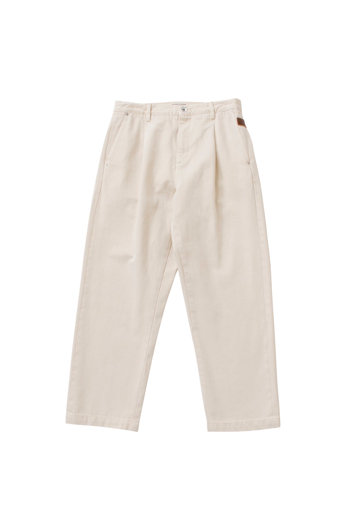 038 Pleated Denim Pant